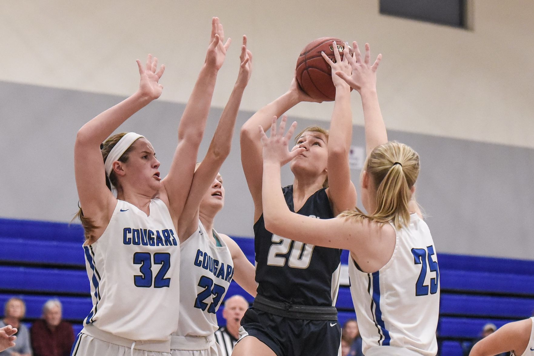 12/6/19 - Girls Basketball - Francis Howell Central at Lutheran St. Charles